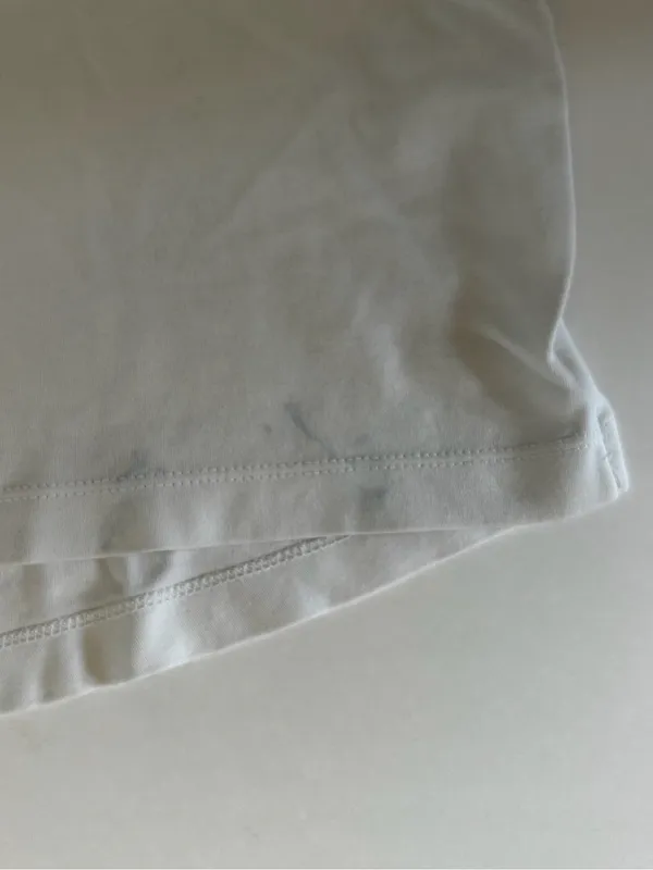 AllSaints Crewneck White Heavyweight T-Shirt - Image 6