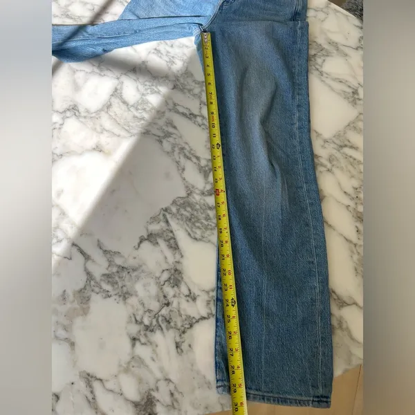 NWT Madewell The '90s Straight Jean 23 broken zipper needs repair/replacement - Image 10