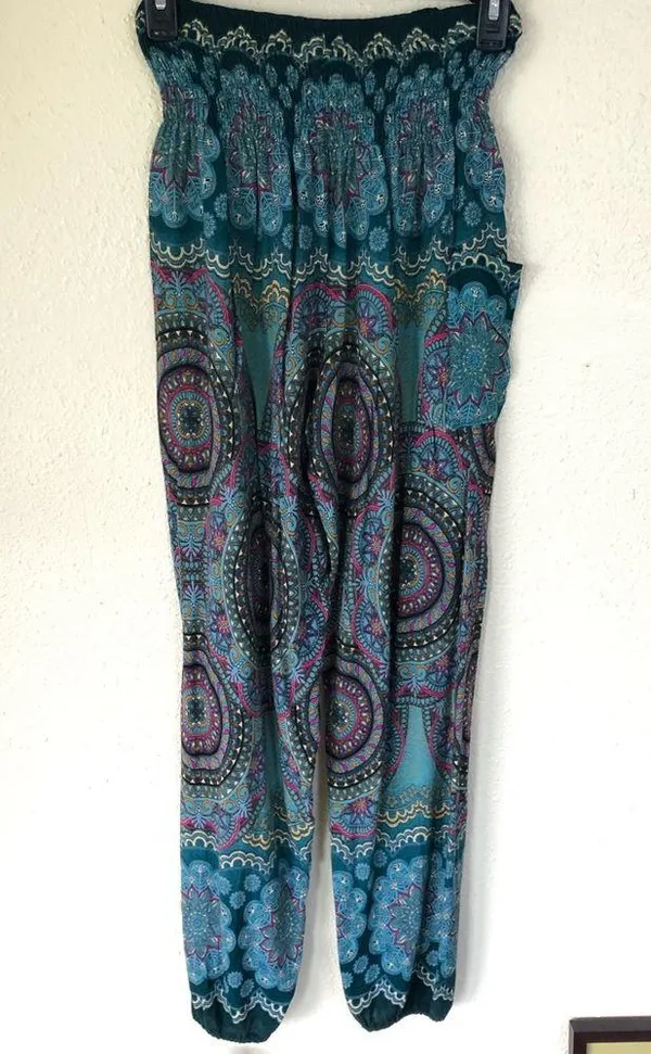 Boho Hareem Hippie Pants M - Image 4