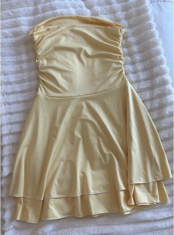 Amazon Yellow tube top dress  - Image 4