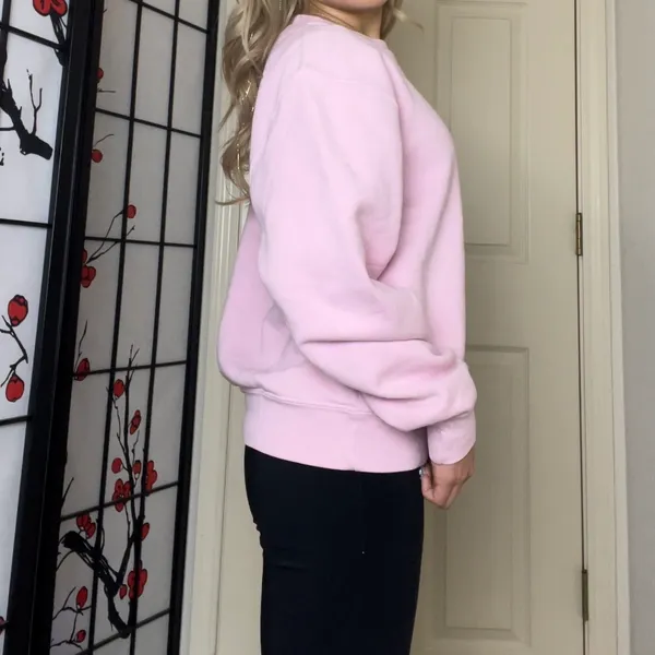 Basic Pink Crewneck Pullover Sweatshirt | Gear For Sports Big Cotton - Image 3