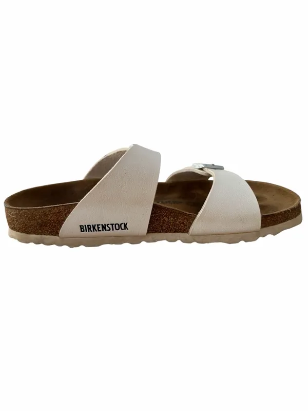 Birkenstock White Double-Strap Women's Sandals - Image 2