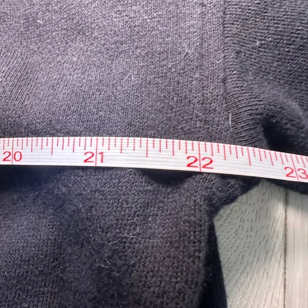 Aerie Cardi Bomber black snap‎ front cardigan 2024 oversized relaxed fit small - Image 9
