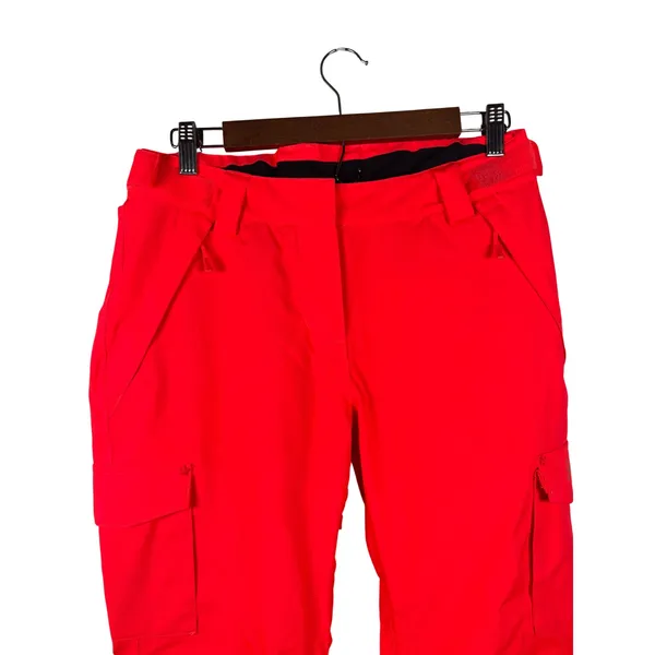 Helly Hansen Switch‎ Cargo Snow Pants Small Neon Coral RECCO Ski Snowboard - Image 3