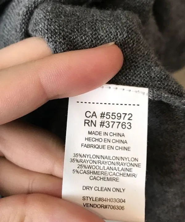 C&c California Long Sleeve Hi-Low Cashmere Blend - Image 7