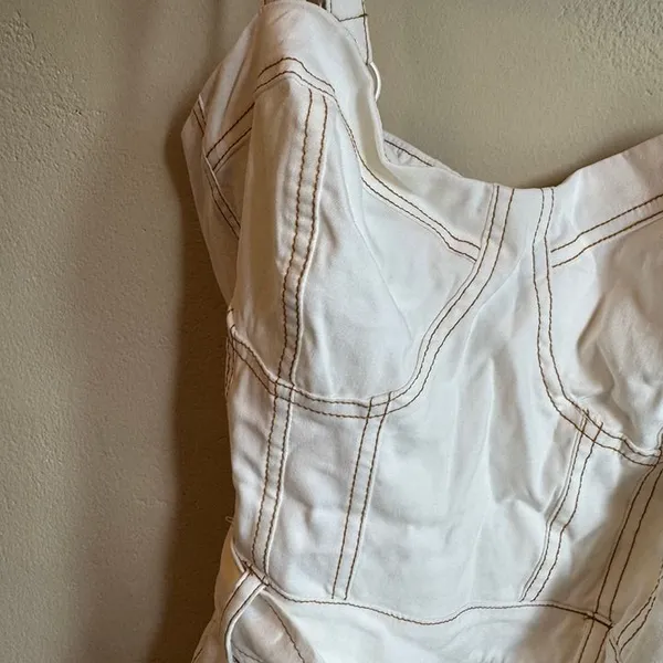 NWT Revolve More to Come Daphne Romper - Ivory - Image 3