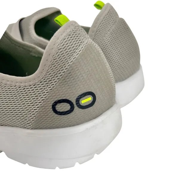 OOFOS OOmg Low Mesh Recovery Shoes White / Gray - Image 6