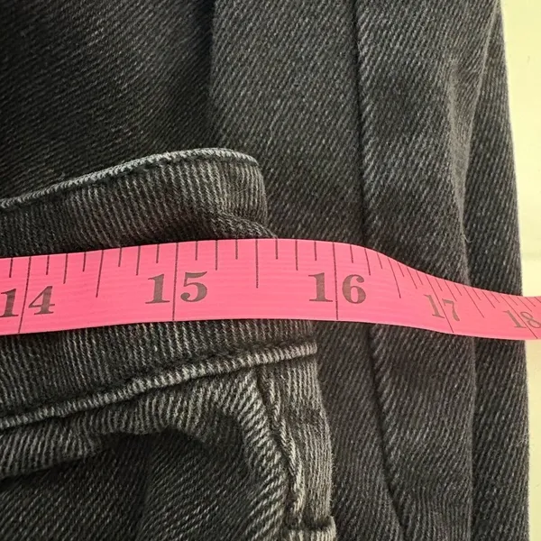 Cider Black Wide-Leg Jeans - waist 15.5 measurement - Image 4