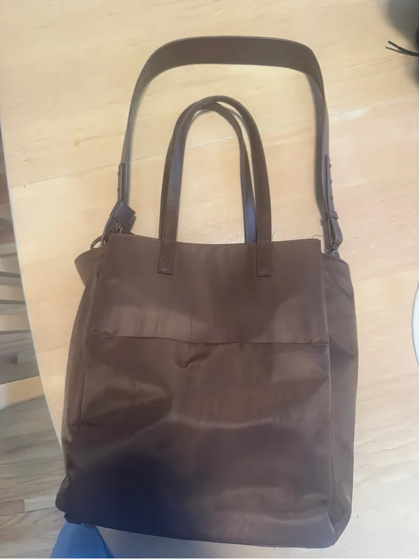 BEIS Chocolate Brown East to West Tote Bag - Image 3