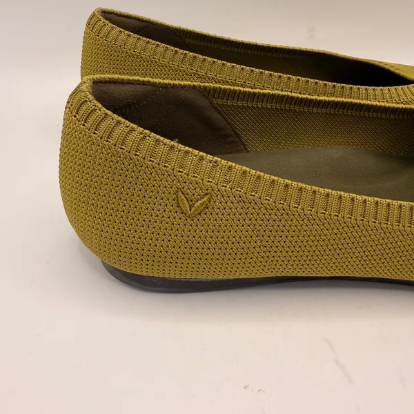 Vivaia Aria Pointed Toe Knit Flats Chartreuse Green Womens Size EU 40/ US 9.5 - Image 2