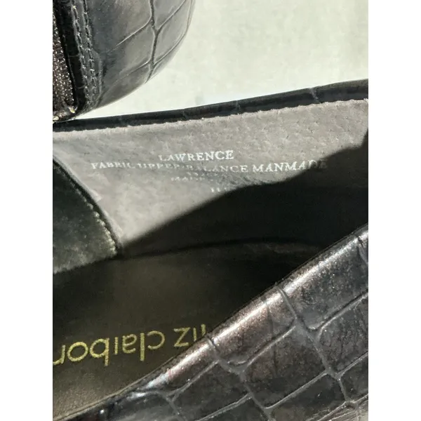 Woman’s Liz Claiborne Lawrence 8.5 Brown Zip Back Heel Ankle Bootie - Image 7