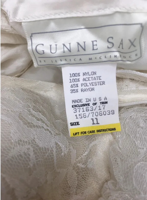 Jessica McClintock Vintage Gunne Sax Wedding Dress - Image 10