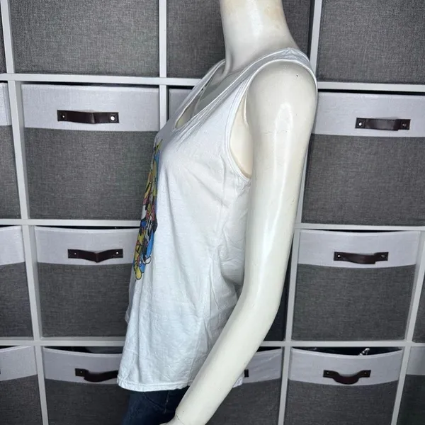 Disney Mickey and Friends Retro Group Shot Tank Top Size Small - Image 11