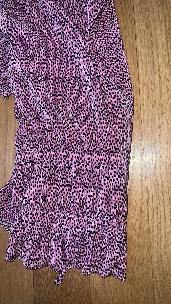Pull & Bear Polka Dot Wrap Top - Image 3