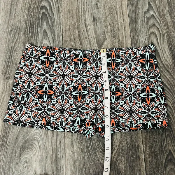 Free People Mona Micro Mini Skort Sz XS Mandala Pink Green Festival Whimsy Fairy - Image 5
