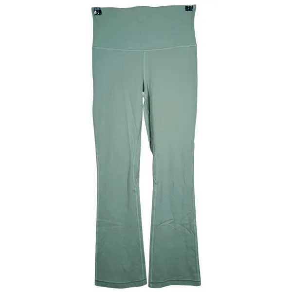 Lululemon Align High Rise Mini Flare Pants Size 6 Green Yoga Pilates Gym Lounge - Image 2