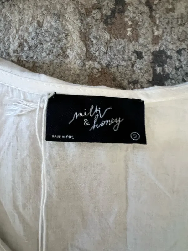 Vintage White Blouse - Image 3