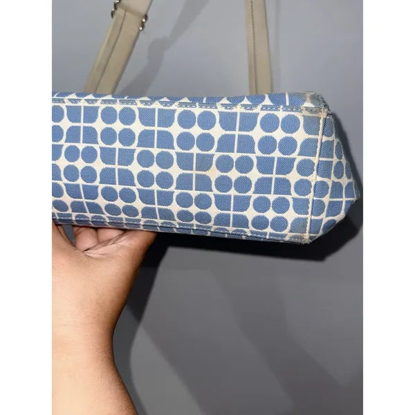 KATE SPADE Diaper Messenger Bag Noel Jacquard Canvas Large Vintage‎ RaRe S - Image 5