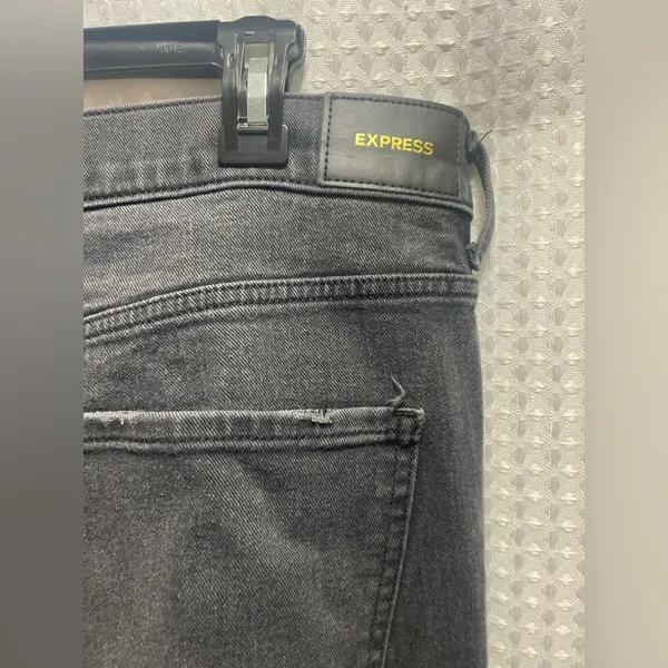 Black Distressed Jeans - Image 3