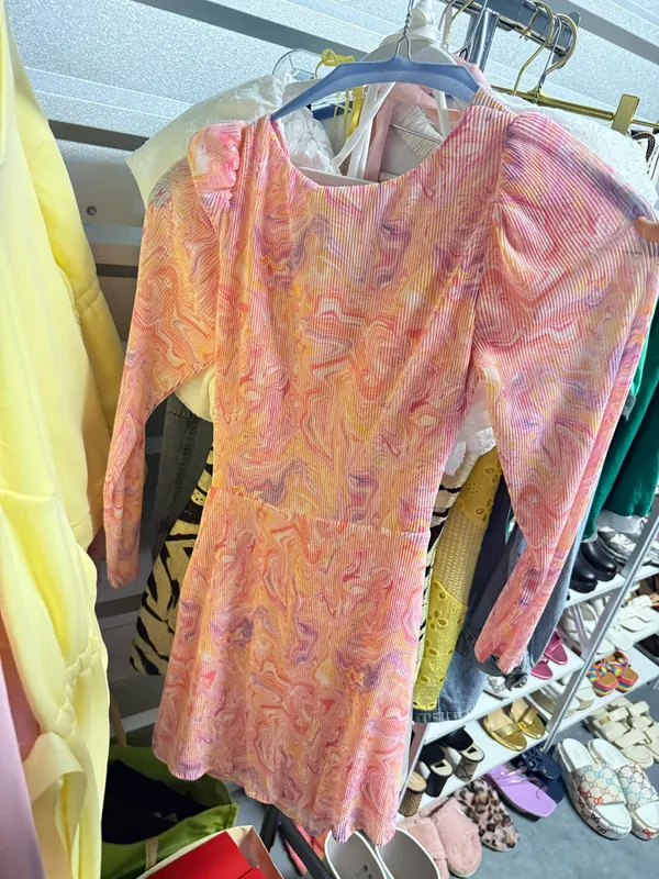 Love Shack Fancy Mini Dress Pink - Image 5