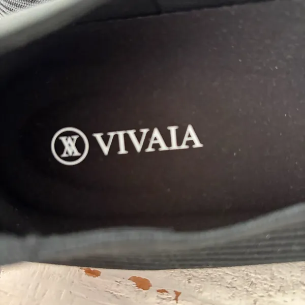 Vivaia Square-Toe V-Cut Flats Margot 2.0 EU size 41 US size 9.5 Black‎ Knit - Image 7