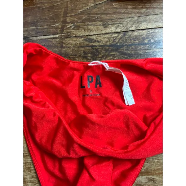LPA Red Tia Top‎ and matching bottoms size small - Image 5