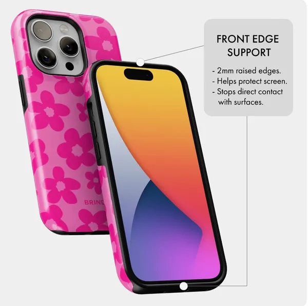 Brindly Iphone 16 pro phone case Pink - Image 5