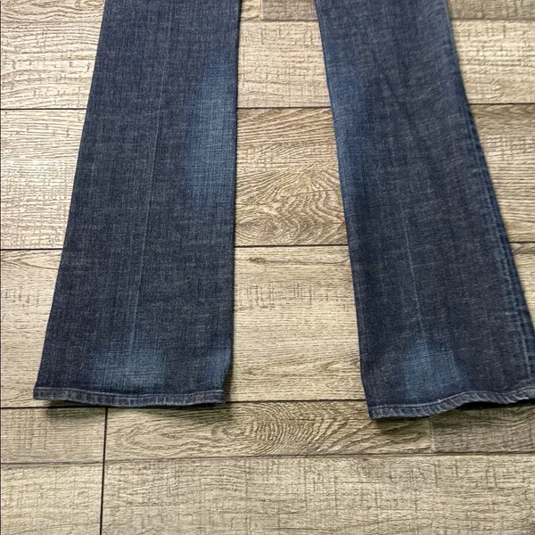 Citizens Of Humanity Margo Low Waist, Boot Cut Stretch Blue Jeans - Image 9