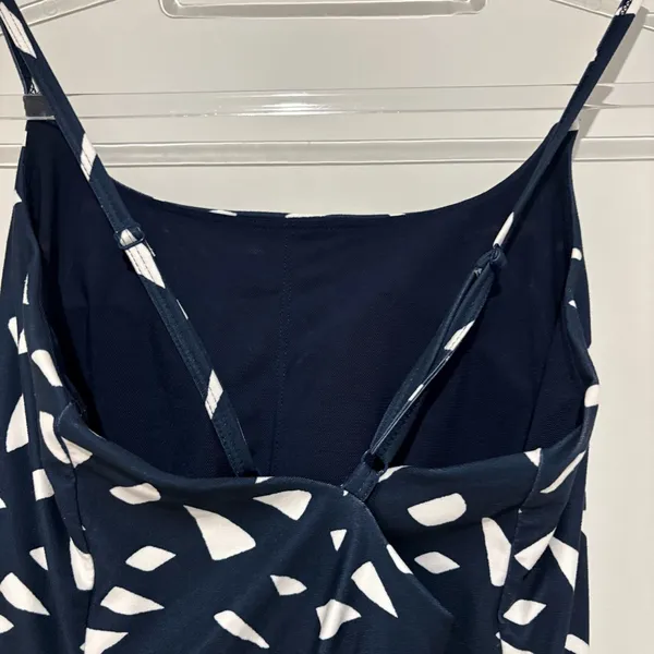 Sweaty Betty All‎ Round Workout Geometric Dress Navy and White size medium - Image 9