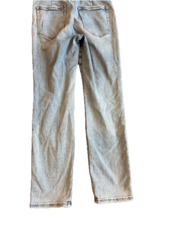 Good American Light Wash Coverall Jumpsuit Utility Sleeve Chambray Large Women's - Image 12