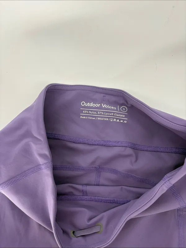 Outdoor Voices Superform 3.5” Purple Biker Shorts - Image 4