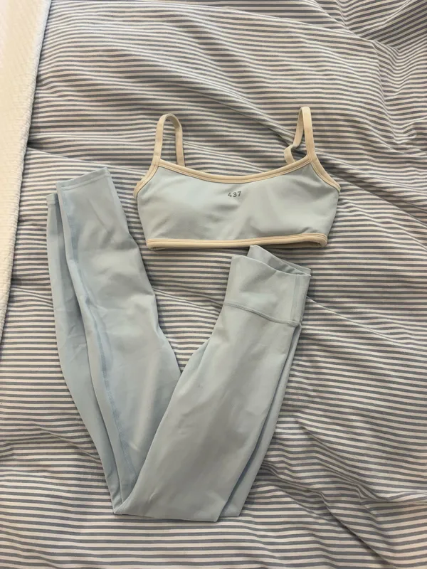 437 Active Set Bra and Leggings Light Blue - Image 2