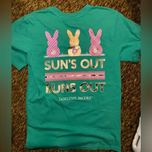 Jadelynn Brooke Green Short Sleeve Tee - Image 2