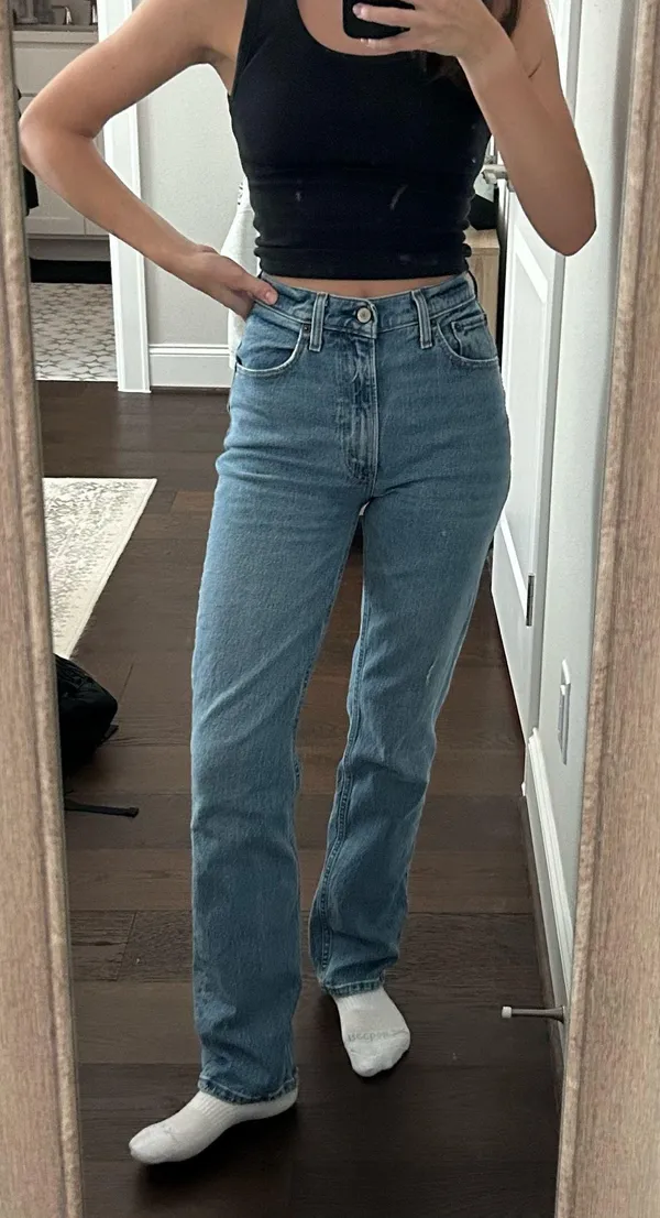 Abercrombie High-Rise Jeans Straight - Image 5