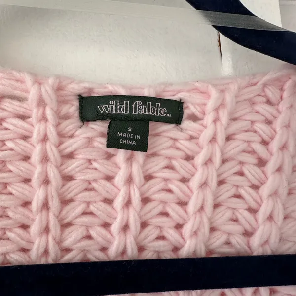 Wild Fable • Women’s Size S Color Block Chunky Knit Cardigan • Colorful • Neon - Image 2