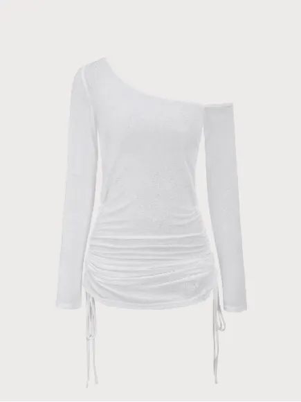 Samiol Women's Sheer White Beach Cover-Up Dress - Image 5