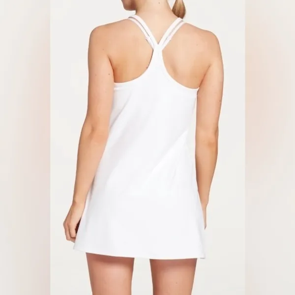 DSG women’s Performance Tank Dress Matching Under Shorts White Size M‎ New - Image 2