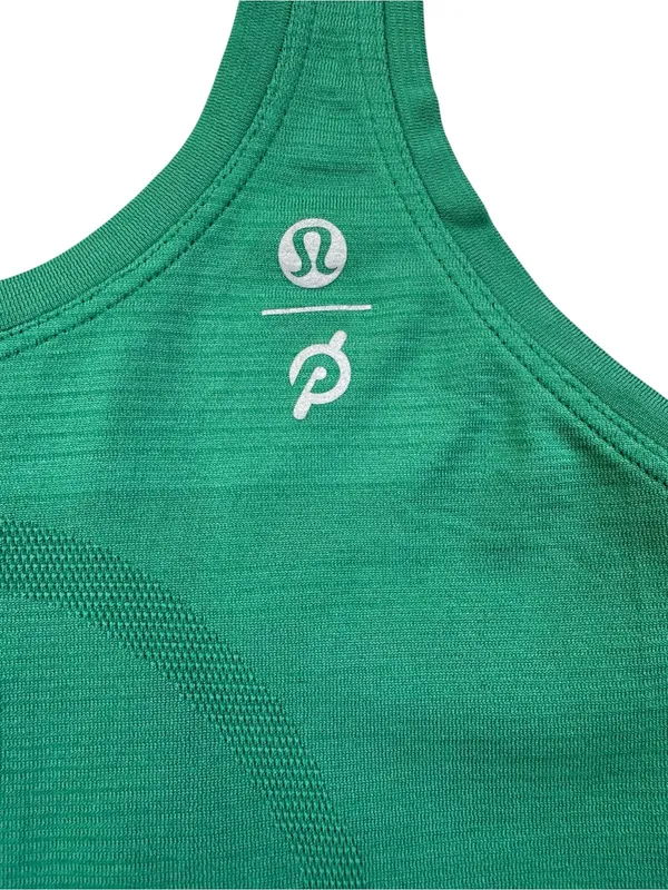 Lululemon Peloton Swiftly Tech Racerback Tank Top 2.0 Race Length Green Size 4 - Image 4