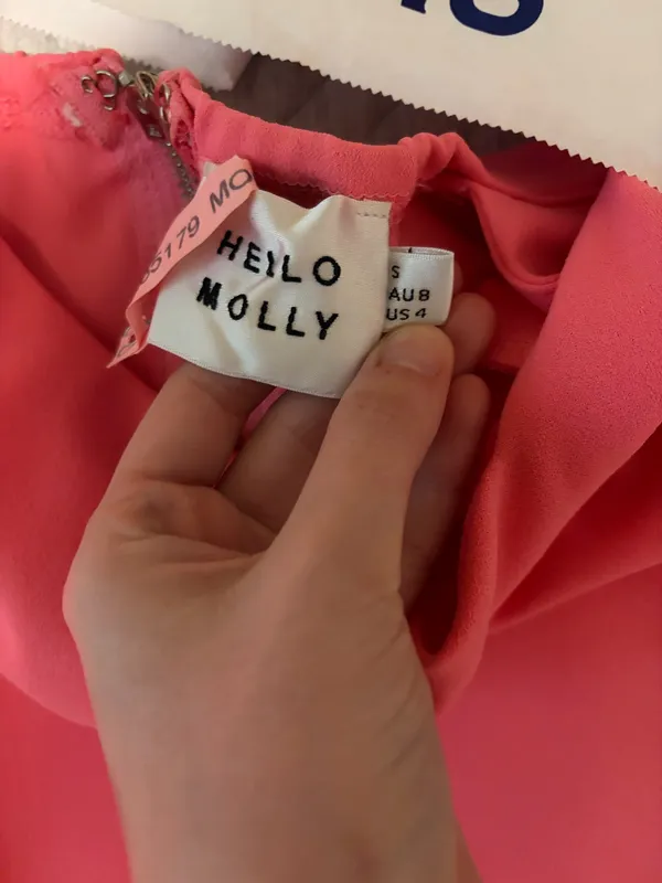 Hello Molly Midi Dress Pink - Image 2