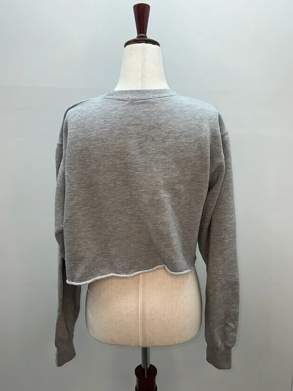 Brandy Melville John Galt Crop Sweatshirt Pacific City Rainbow - Image 3