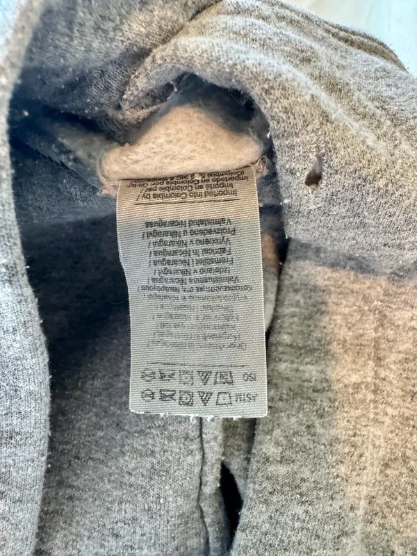 Gildan Heavy Blend Texas United States 1845 Graphic Hoodie Heather Gray - Image 4