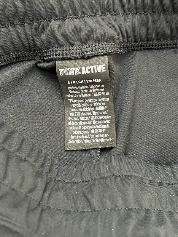 PINK Active Victoria's Secret Girls' Black Active Jogger Pants - Image 3