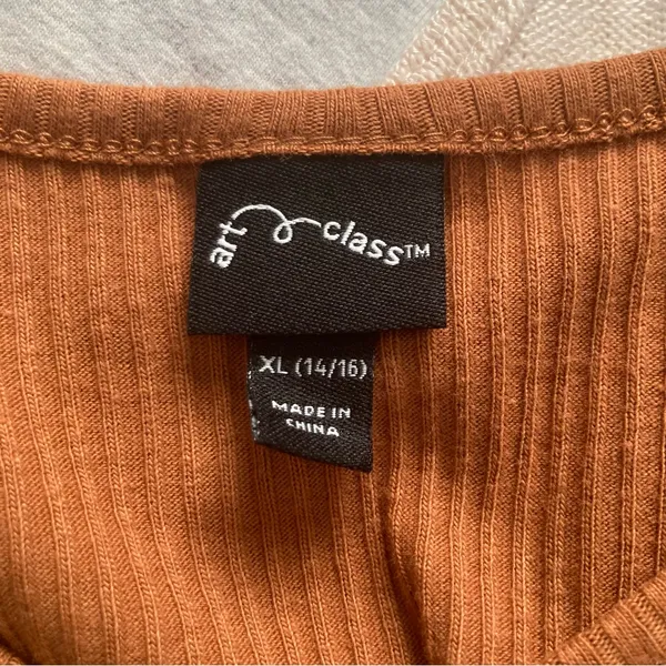Yellow-orange Long Sleeve Top - Image 5