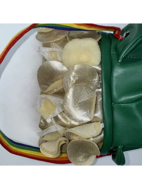 Pot Of Gold St. Patricks Day Mini Handbag Rainbow Bag Leprechaun Costume Handbag - Image 5