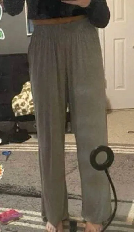 Flowy grey sweatpants Gray Size XS - Image 3