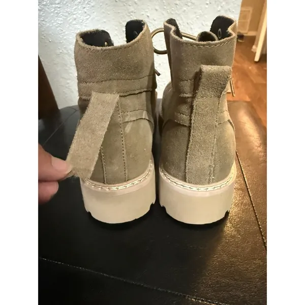 Propet Women’s Dakota Work Boots Olive Leather Size 7 *read* - Image 4
