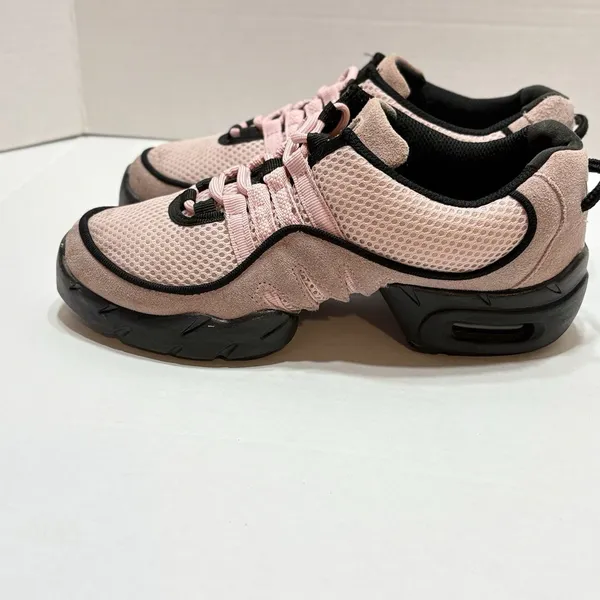 Bloch Women's Boost DRT Suede and Mesh Split Sole Dance Shoes, Size 8.5 Pink - Image 5