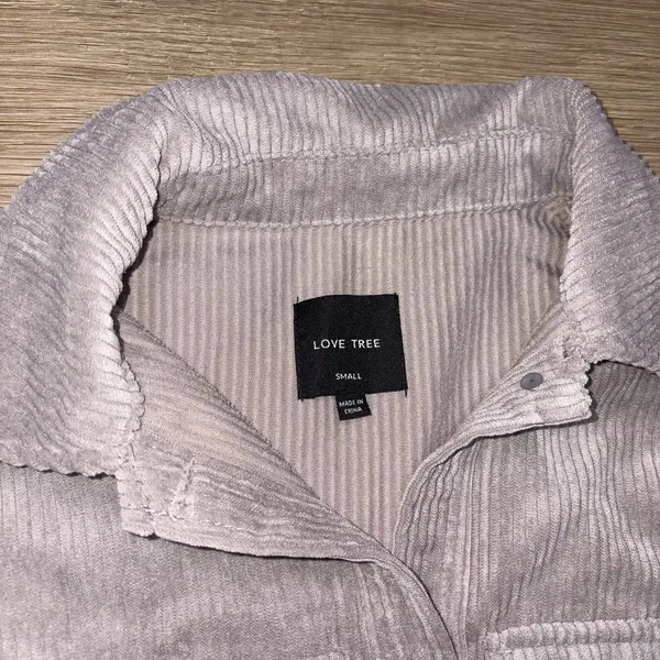 Love Tree Womens Button Up Jacket Small Shacket - Image 2