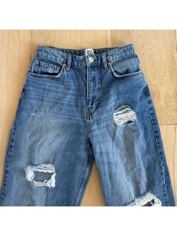 BDG High Rise Vintage Straight Jeans Size 28 - Image 3