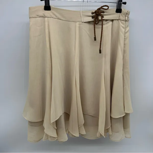 Ralph Lauren Tan Skater Skirt - Image 3